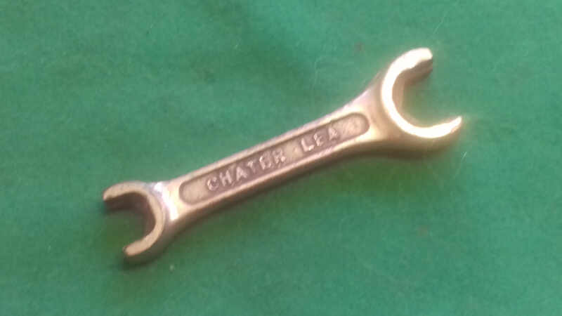VINTAGE CHATER LEA CYCLE SPANNER - Click Image to Close