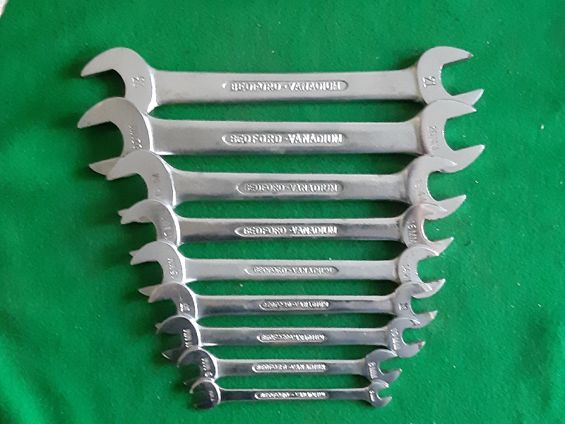 BEDFORD METRIC SPANNER SET 6MM TO 22MM - Click Image to Close