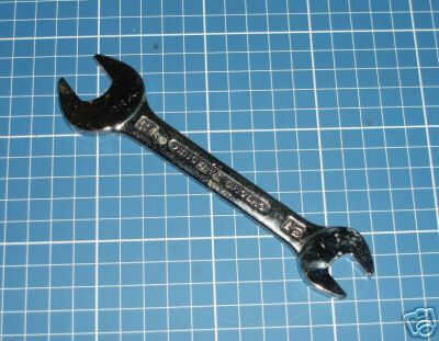 SHORT KING DICK METRIC OPEN END SPANNER 13 X 17MM - Click Image to Close