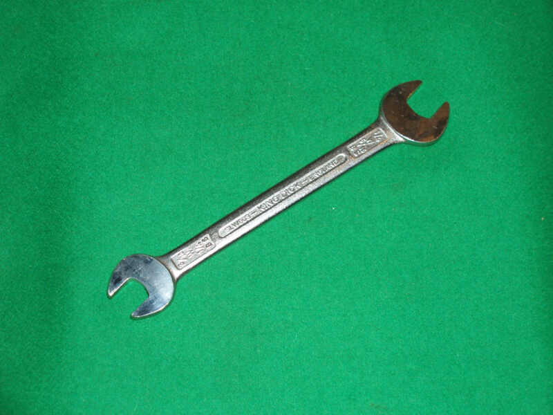 KING DICK WHITWORTH OPEN END SPANNER 3/16 X 1/4 W - Click Image to Close