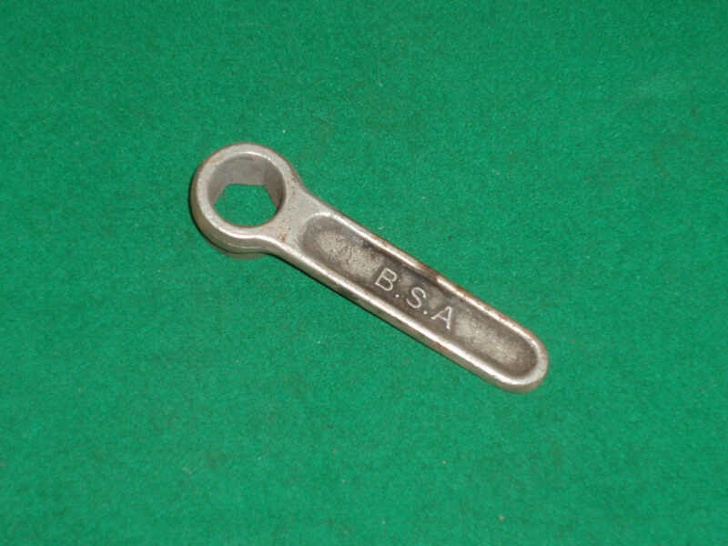 VINTAGE BSA SINGLE END RING SPANNER PLATED - Click Image to Close