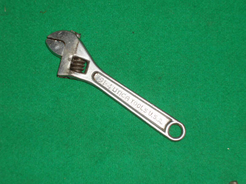 UTICA TOOLS 4 INCH ADJUSTABLE SPANNER / WRENCH - Click Image to Close