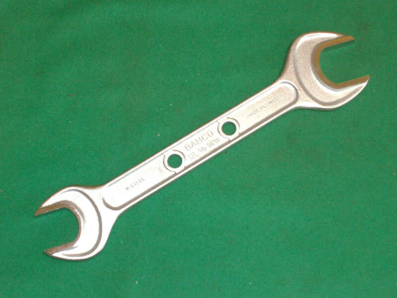 BAHCO SWEDEN WHITWORTH OPEN END SPANNER 5/8 X 3/4W - Click Image to Close