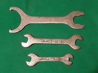 CLASSIC JAMES ML MOTORCYCLE TOOLKIT SPANNER SET CLASSIC JAMES ML MOTORCYCLE TOOLKIT SPANNER SET