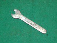 ROYAL ENFIELD FLYING FLEA TOOLKIT SINGLE END SPANNER UNUSED ROYAL ENFIELD FLYING FLEA TOOLKIT SINGLE END SPANNER UNUSED