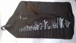 VINTAGE PACKARD MERLIN FIELD SERVICE TOOLKIT ORIGINAL TOOLROLL VINTAGE PACKARD MERLIN FIELD SERVICE TOOLKIT ORIGINAL TOOLROLL