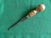 WOOD HANDLE TOOLKIT SCREWDRIVER BY W CLAY SHEFFIELD WOOD HANDLE TOOLKIT SCREWDRIVER BY W CLAY SHEFFIELD