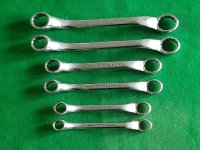BRITOOL AF RING SPANNER SET 3/8 TO 3/4 INCH 6RB SHORT TYPE BRITOOL AF RING SPANNER SET 3/8 TO 3/4 INCH 6RB SHORT TYPE