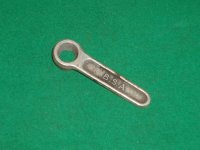 VINTAGE BSA SINGLE END RING SPANNER PLATED VINTAGE BSA SINGLE END RING SPANNER PLATED