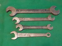 VETERAN / VINTAGE WHITWORTH / Metric SPANNER SET VETERAN / VINTAGE WHITWORTH / Metric SPANNER SET