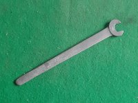 BENTLEY MK6 TOOLTRAY SINGLE END SPANNER RF3834 LATE TYPE BENTLEY MK6 TOOLTRAY SINGLE END SPANNER RF3834 LATE TYPE