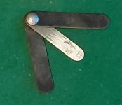 MG TAPPET GAUGE 0.015" MG TAPPET GAUGE 0.015"
