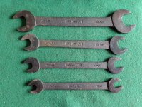 A SET OF CLASSIC GARRINGTON JAGUAR TOOL KIT SPANNERS A SET OF CLASSIC GARRINGTON JAGUAR TOOL KIT SPANNERS