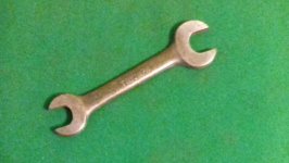 CLASSIC TRIUMPH TOOLKIT OPEN END SPANNER 3/8 X 7/16 WHITWORTH CLASSIC TRIUMPH TOOLKIT OPEN END SPANNER 3/8 X 7/16 WHITWORTH