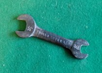 SMALL ROLLS-ROYCE SPANNER 3/16 X 1/4 F2892 SMALL ROLLS-ROYCE SPANNER 3/16 X 1/4 F2892