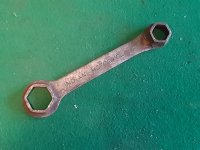 VINTAGE INDIAN MOTORCYCLE RING SPANNER VINTAGE INDIAN MOTORCYCLE RING SPANNER