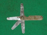 VINTAGE BRASS BODY MOTOR GAUGE VINTAGE BRASS BODY MOTOR GAUGE