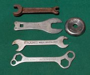 A COLLECTION OF 5 BROOKS CYCLE TOOLS A COLLECTION OF 5 BROOKS CYCLE TOOLS