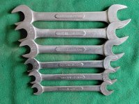 KING DICK WHITWORTH SIZE O E SPANNER SET 3/16- 9/16W KING DICK WHITWORTH SIZE O E SPANNER SET 3/16- 9/16W