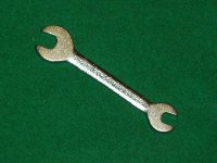 BEDFORD METRIC SHORT TYPE SPANNER 5.5 X 7MM NOS BEDFORD METRIC SHORT TYPE SPANNER 5.5 X 7MM NOS