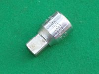 ELORA 3/8 TO 1/2 SQUARE DRIVE SOCKET ADAPTER NOS ELORA 3/8 TO 1/2 SQUARE DRIVE SOCKET ADAPTER NOS