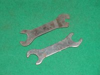 PAIR OF BSA TAPPET SPANNERS M20, GOLD STAR ETC PAIR OF BSA TAPPET SPANNERS M20, GOLD STAR ETC