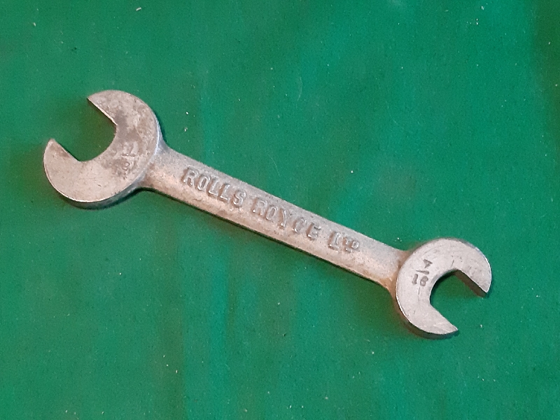 ROLLS-ROYCE OPEN END SPANNER F2894 P111 - Click Image to Close