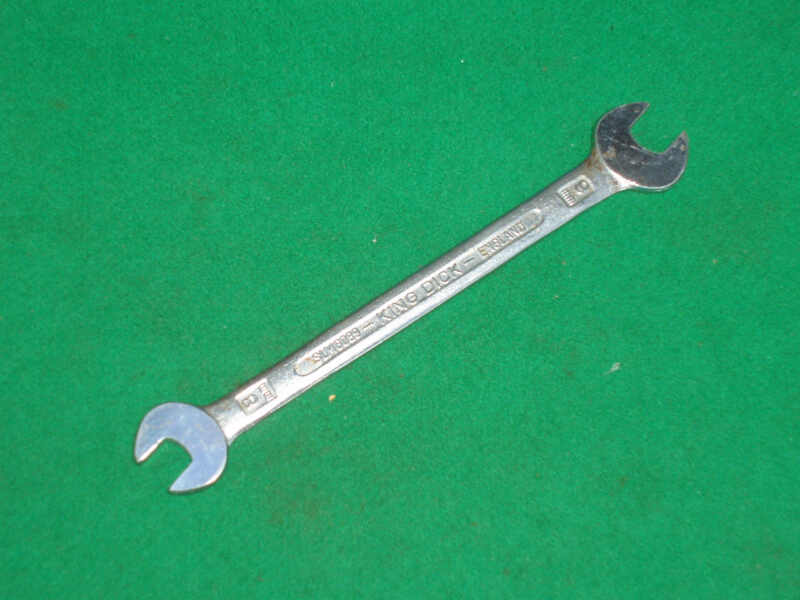 KING DICK METRIC OPEN END SPANNER 8 X 9MM - Click Image to Close